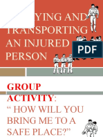 Carrying and Transporting An Injured Person