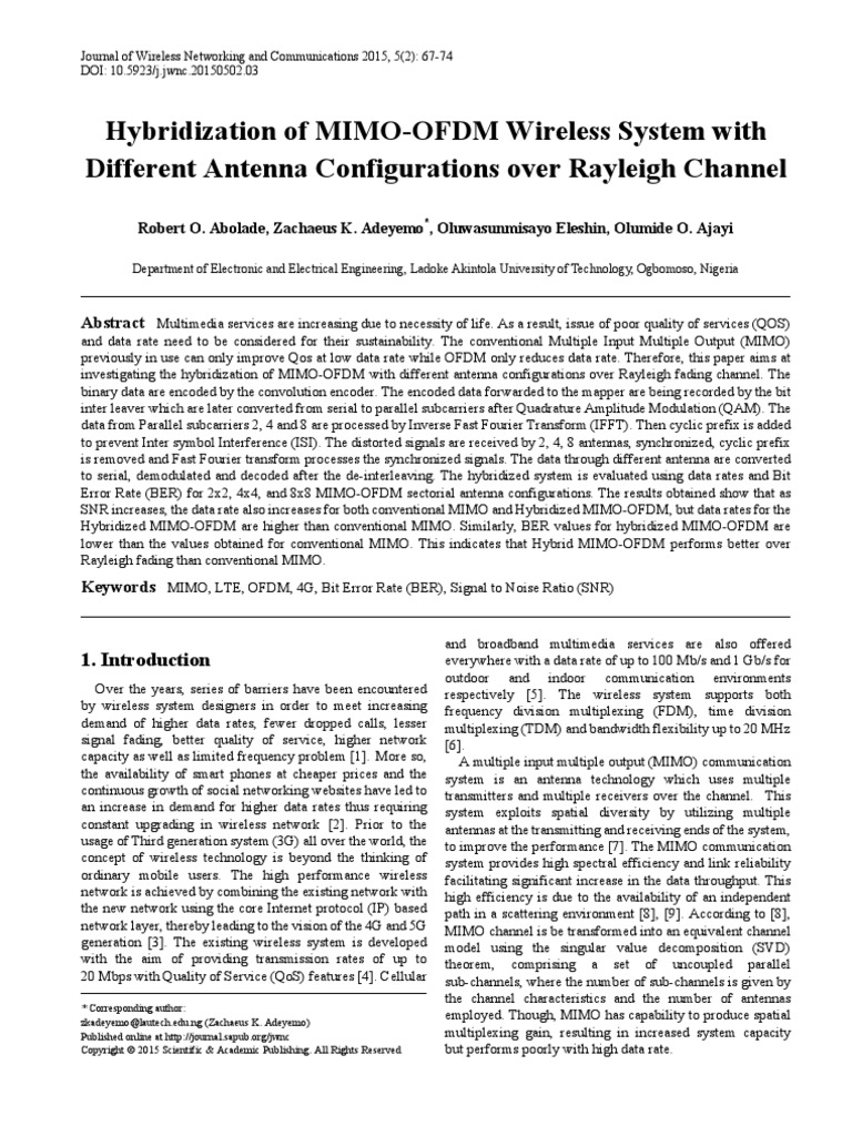 10 5923 J JWNC 20150502 03 PDF | PDF | Mimo | Orthogonal Frequency ...