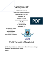 "Assignment": World University of Bangladesh