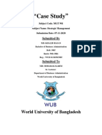 "Case Study": World University of Bangladesh