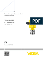 IT Istruzioni D'uso VEGABAR 82 4 ... 20ma HART Con Qualifica SIL PDF