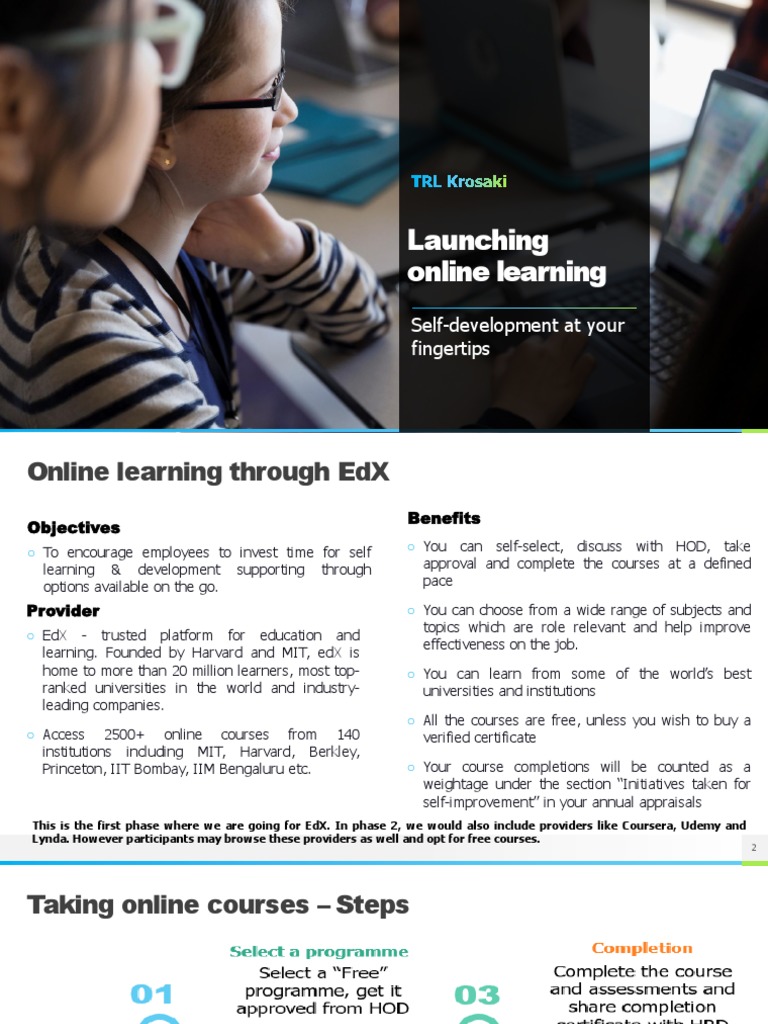 Elearning Courses EdX and SNTI (Tata Steel) Download Free PDF