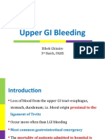 Upper GI Bleeding