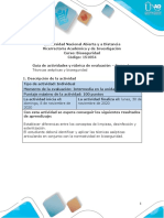 Guía de Actividades y Rúbrica de Evaluación - Unidad 3 - Tarea 4 - Técnicas Asépticas y Bioseguridad PDF