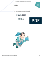 Personalidade “Cônsul” (ESFJ-A _ ESFJ-T) _ 16Personalities