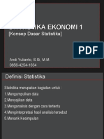 STATISTIKA (Konsep Dasar Statistika)