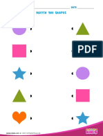 1 - Match The Shapes PDF