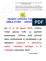 Orario Cup e Ambulatori Agosto 2019 PDF