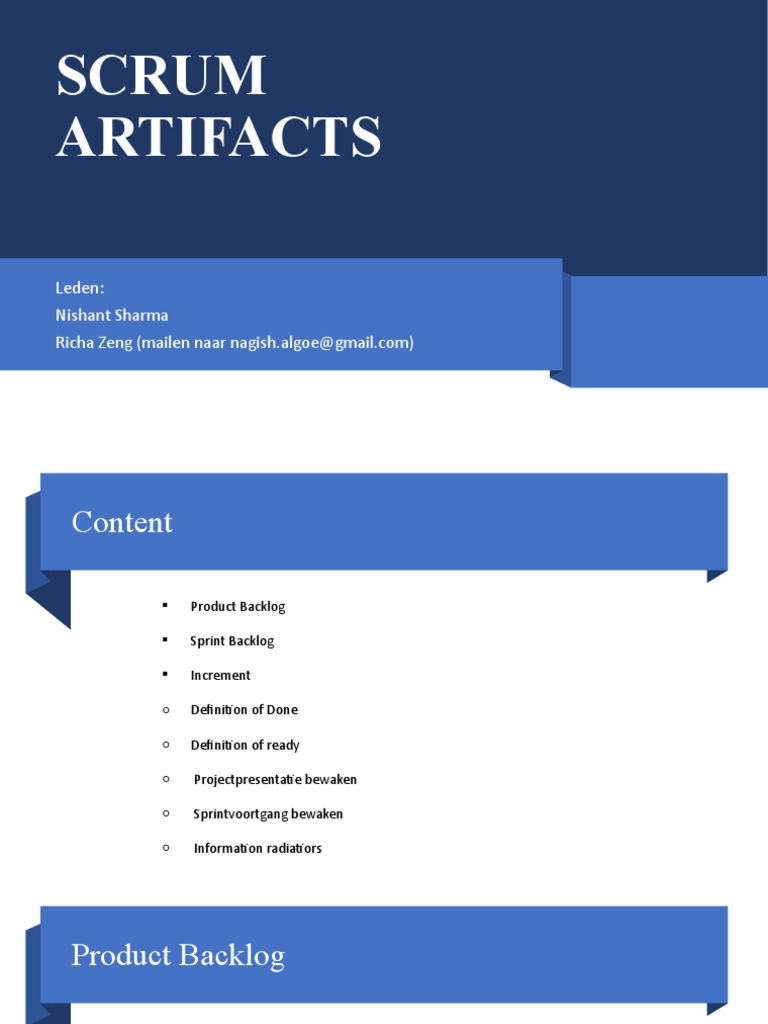 Scrum Artifacts | PDF