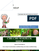 Bab 2 Subab 1 CIRI-CIRI-MAKHLUK-HIDUP