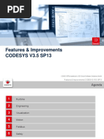 Features & Improvements Codesys V3.5 Sp13: Codesys A Trademark of 3S-Smart Software Solutions GMBH