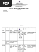 Instructional Plan - Training Output