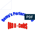 Obd II Codes