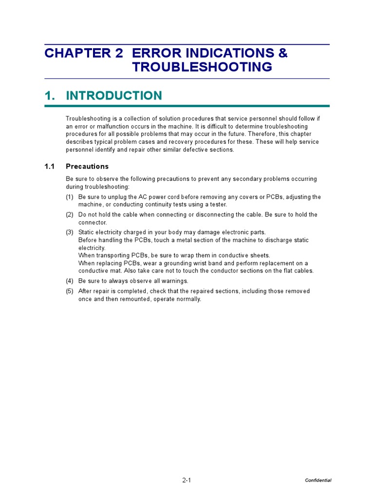 Troubleshooting Machine Errors Guide | PDF | File Transfer Protocol ...
