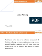 UPES Plant Layout Guide