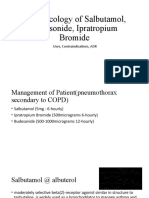 Pharmacology of Salbutamol