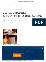 OXYFUEL Cutting Processes - Application of Oxyfuel Cutting - TWI