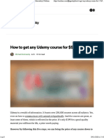 How To Get Any Udemy by 5 Dollars