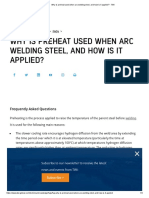 Why Is Preheat Used When Arc Welding Steel, and How Is It Applied - TWI