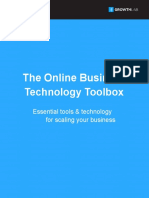 The Online Business: Technology Toolbox