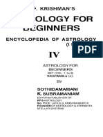 K P Krishman S Astrology For Beginners Encyclopedia of Astrology Vol 4 PDF