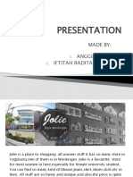 Presentation: Made By: Anggia Tyas Iftitah Radita Ulfina