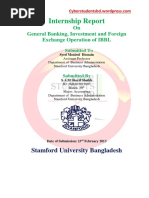 Internship Report: Stamford University Bangladesh