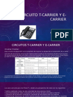 Circuito T Carrier y E Carrier