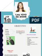 Ley 1010 de 2006 - Acoso Laboral