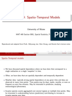 Lecture09 - Spatiotemporal Models