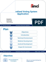 Decentralized Voting System Application: Presented By: Professor