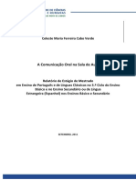 A Comunicação Oral Na Sala de Aula PDF