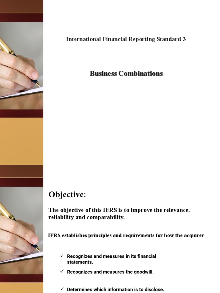 IFRS 3 Business Combination Guidelines | PDF | Mergers And Acquisitions ...