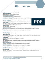 Physics P14 Glossary