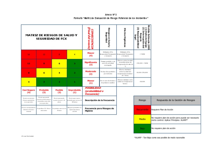 Matriz de Evaluación de Riesgos Laborales | PDF | Prevención | La seguridad