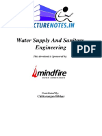 Water Supply and Sanitary Engineering by Chittaranjan Bibhar PDF