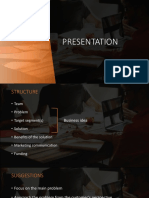 Presentation Structure and Tips