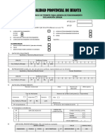 Formulario Unico de Tramite para Licencia de Funcionamiento PDF