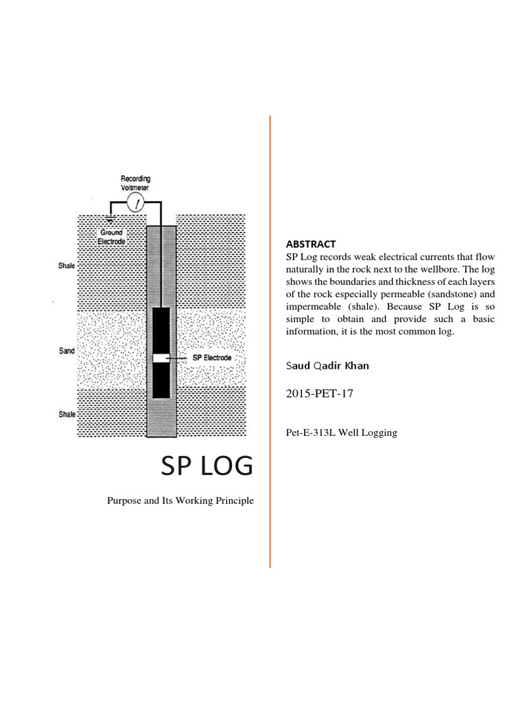 SP Log: Saud Qadir Khan 2015-PET-17 | PDF | Chemistry | Physical Sciences