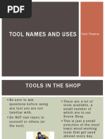 Tool Names and Uses