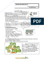 I-SPELLING: (6marks) : English Mid-Term Test N°1