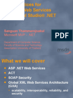 Best Practices For Building Web Services With Visual Studio: Sanguan Thammarojsakul
