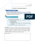 Evaluar recursos y procedimientos de Unidad Presupuestaria