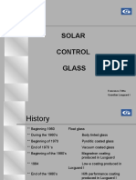 SOLAR CONTROL GLASS: A HISTORY OF ADVANCEMENTS