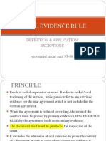 Parol Evidence Rule