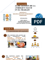 Sistema de gestión de seguridad y salud en el trabajo: inducción, capacitación y sensibilización