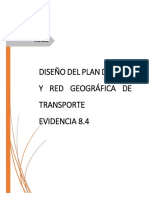 Diseño Del Plan de Ruta y Red Geográfica de Transporte Evidencia 8.4