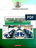 National Implementation Guidelines For Ict in Education 2019