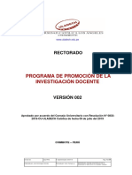 Programa Promocion Investigacion Docente Ppid