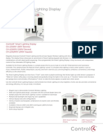 Dealer Smart Lighting Display Data Sheet Rev A